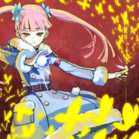 舞い踊る黄金の蝶画像