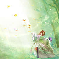 花鳥風月扇画像
